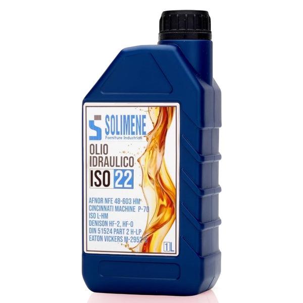 Olio Idraulico ISO VG HVI 22 1L - Lubrificante per Impianti Idraulici e Trattori - Perfetto per Auto e Moto - alta qualità e fluidità, bassa viscosità