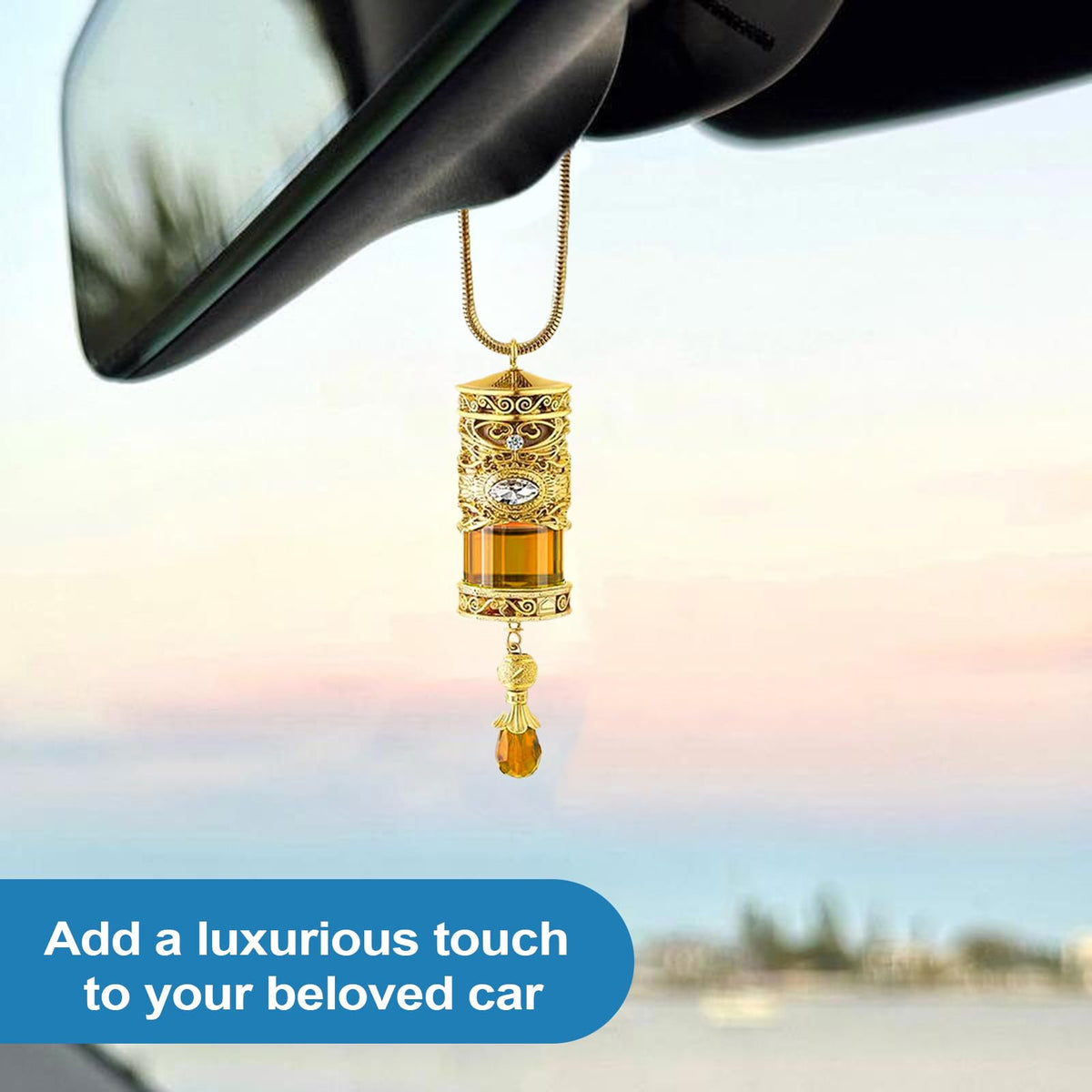 Diffusori di olio per auto Ciondolo Ricaricabile con Fragranza di Profumo