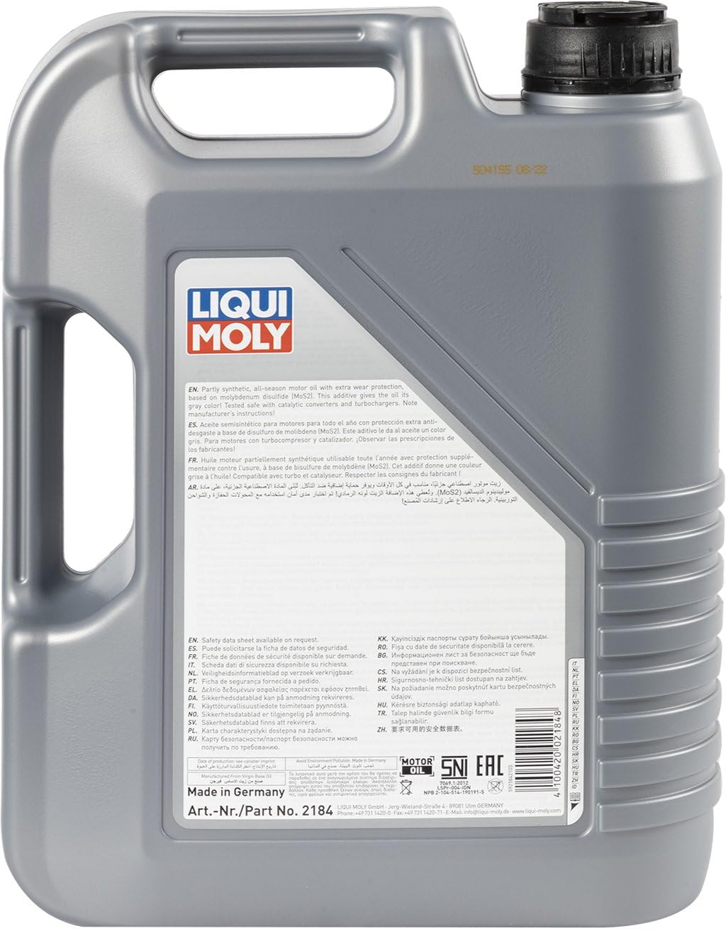 Olio motore MoS2 Leichtlauf 10W-40 5L