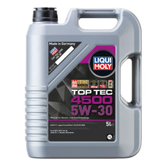 LIQUI MOLY Olio motore Top Tec 5W-30 5 L Compatibilità con PEUGEOT 206 2 volumi/Coda spiovente 2A/C 207 WA, WC 308 I Hatchback 4A, 4C 307 3A/C, CITROËN C3 I Hatchback FC, FN