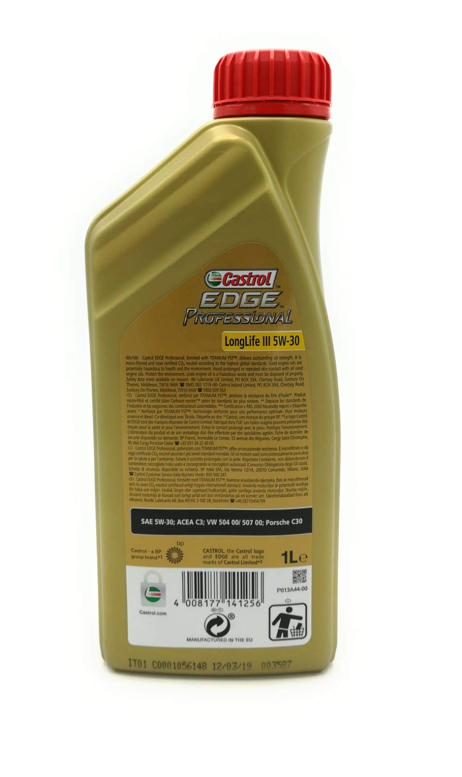 Olio motore Castrol 5W30 LL03 LT. 1