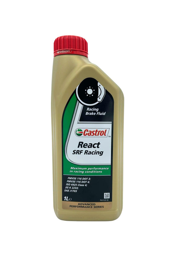 olio freni auto fluido per freni alte prestazioni Castrol React SRF Racing Confezione 2x1lt.
