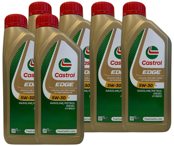 6 LITRI - Olio Motore Castrol Edge 5w30 M, ACEA C3, API SP