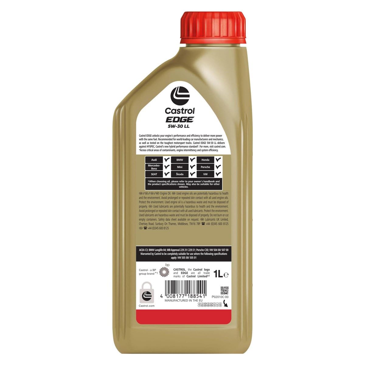 Castrol Edge Titanium, Fst 5W-30 LL, 1 litro