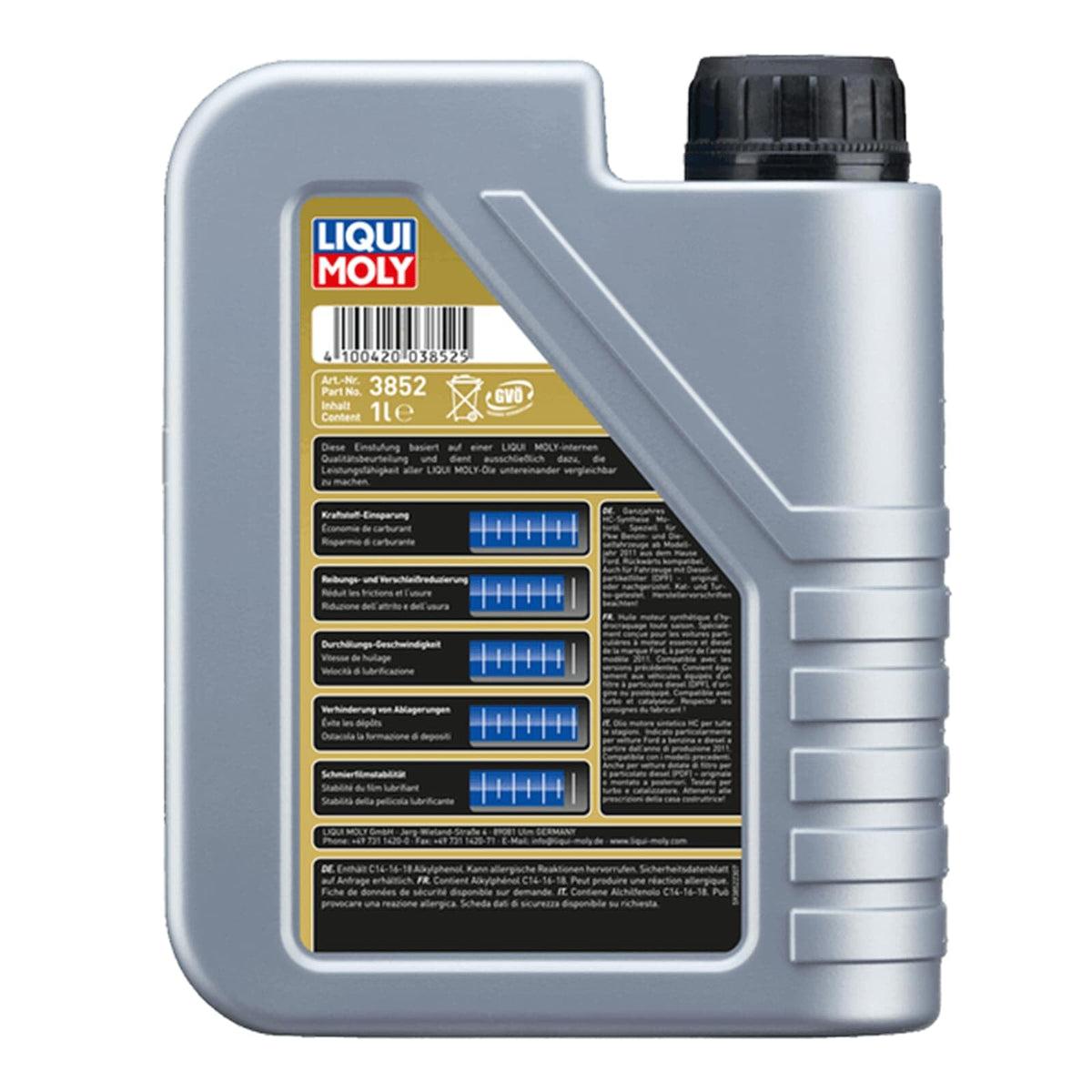 LIQUI MOLY Olio motore Special Tec 5W-30 Olio sintetico 1 L Compatibilità con RENAULT Clio 3 Hatchback BR0/1, CR0/1 Clio 2 BB0/1/2, CB0/1/2 Twingo 1 C06 Trafic 2 Furgonato FL, NISSAN