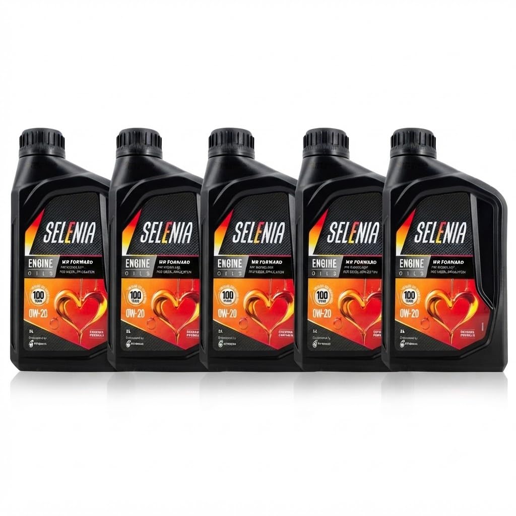 Selenia 0w20 wr forward -ACEA C5 - FCA 955535-DSX CTR n. F013.K15 - Produzione europea original -Per Motori Diesel-5 Litri