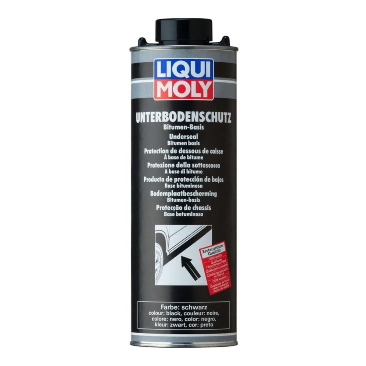 Liqui Moly 6112 Protezione della Sottoscocca Bitume, Nero