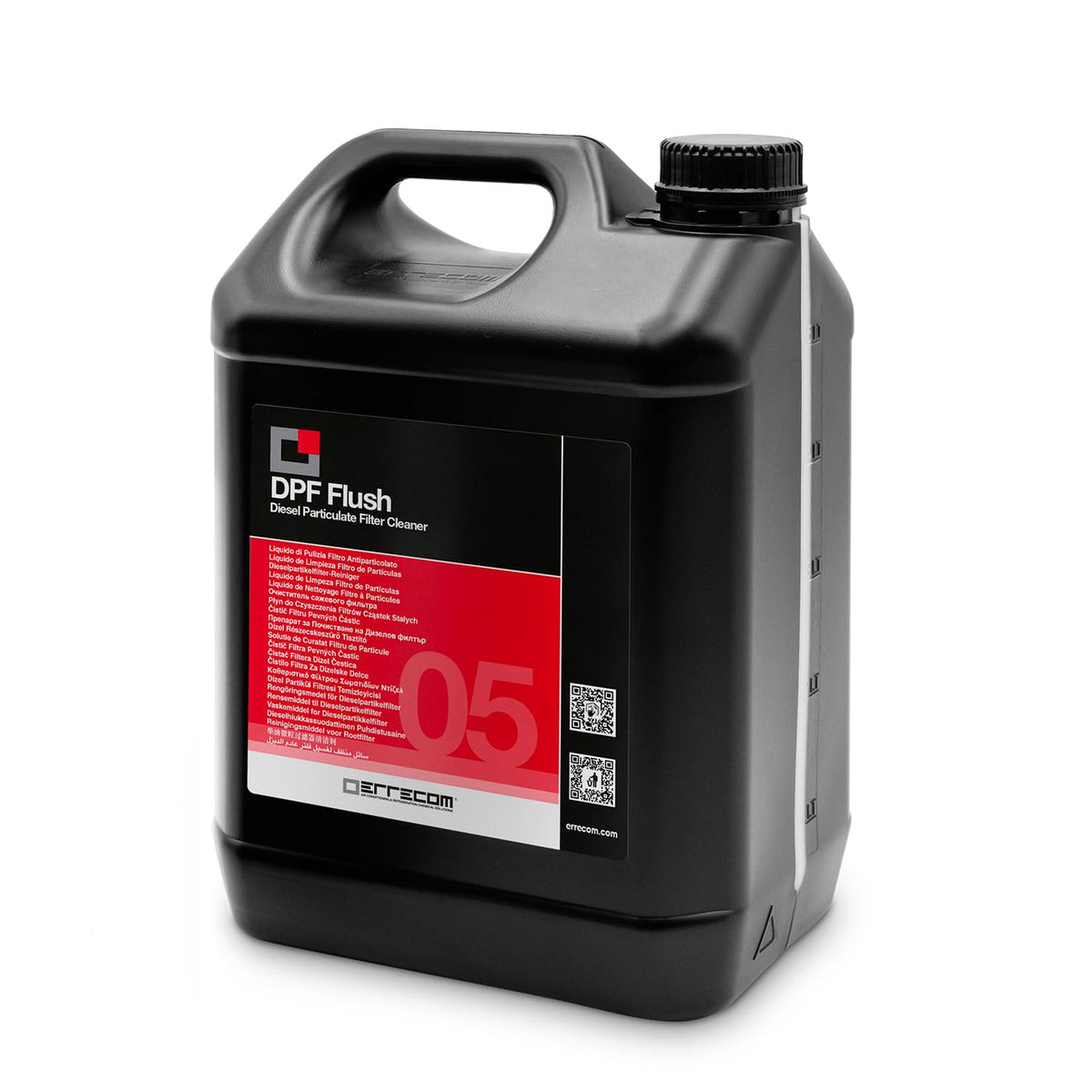 ERRECOM Dpf Flush, Pulitore per Filtro Antiparticolato (FAP) e Catalizzatore, 5 L