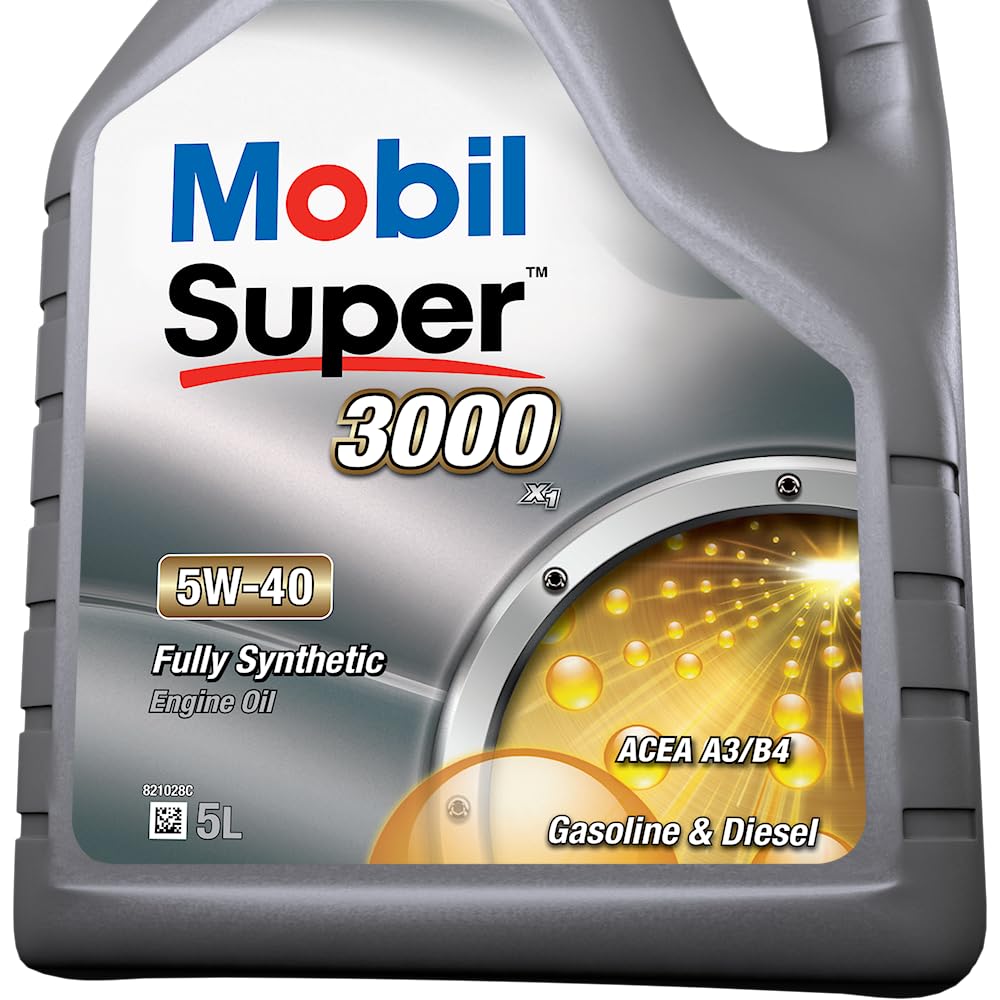 Mobil Super3000 X1 5W40 5L, Olio Motore
