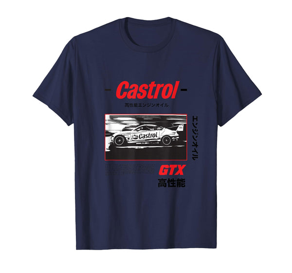 Castrol GTX PAPL3536 - Auto da Corsa Giapponese ad Alte Prestazioni Maglietta
