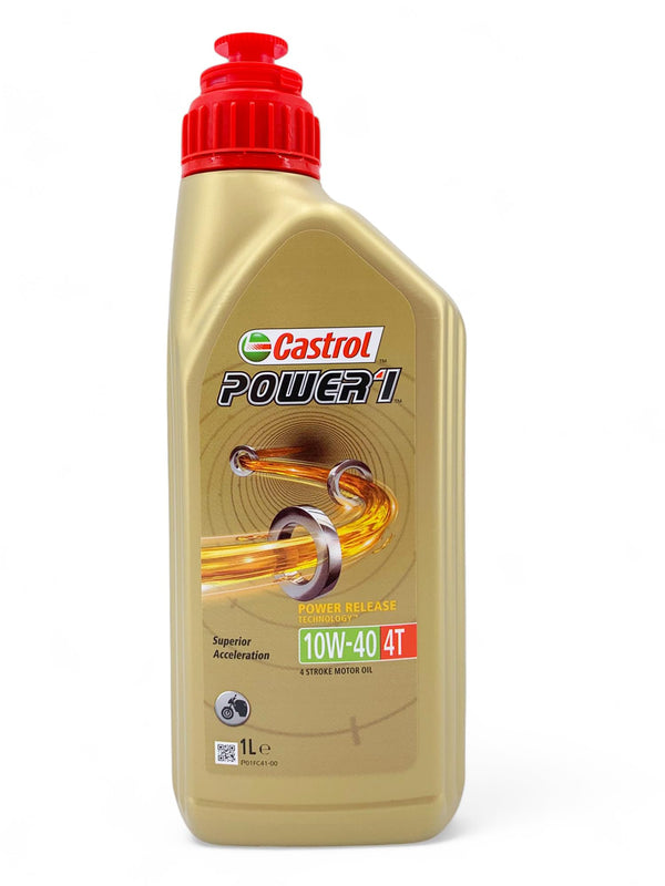 olio motore 4 tempi 10w40 Castrol Power1 4T 10W-40 4x1lt.