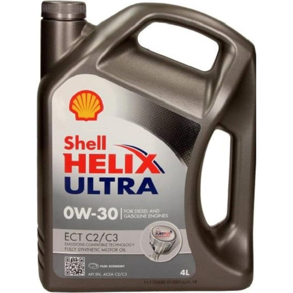 SHELL Olio motore Helix 0W-30 Olio sintetico 4 L Compatibilità con RENAULT Clio III Hatchback BR0/1, CR0/1, PEUGEOT 206 2 volumi/Coda spiovente 2A/C 207 WA, WC, VW Polo Hatchback 6R1, 6C1