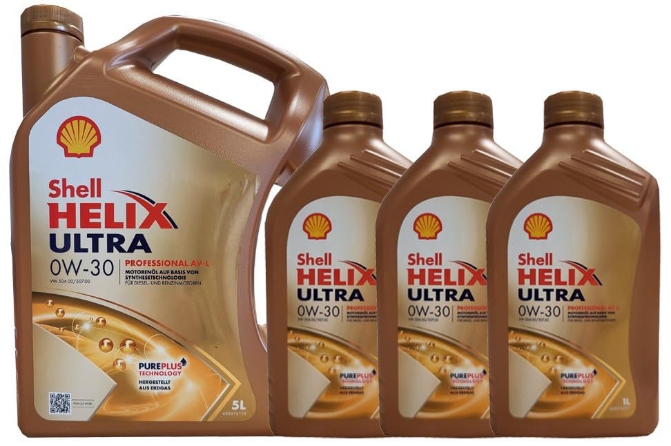 Shell 0W-30 Helix Ultra Professional AV-L - 5 Liter 0W30 1x5+3x1 Liter