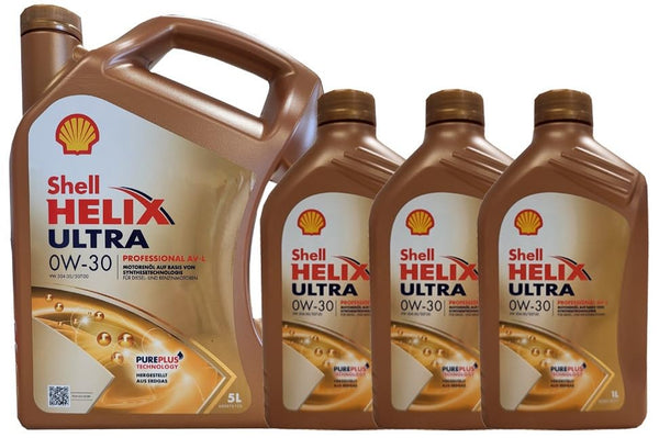 Shell 0W-30 Helix Ultra Professional AV-L - 5 Liter 0W30 1x5+3x1 Liter