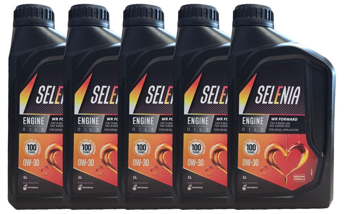 ricambi auto smc Olio Motore SELENIA WR Forward SAE 0W-30 ACEA C2 Diesel Euro 6 5 Litri