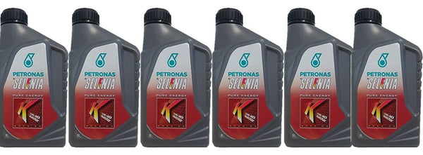 3 FUSTI DA 2 LT OLIO LUBRIFICANTE SELENIA PETRONAS PURE ENERGY K ACEA C3 GRADAZIONE 5W-40