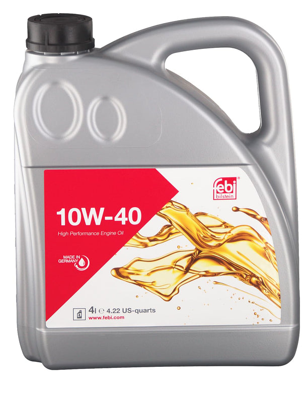 FEBI BILSTEIN Olio motore 10W-40 Olio parzialmente sintetico olio 4 L Compatibilità con RENAULT Clio 3 Hatchback BR0/1, CR0/1 Clio 2 BB0/1/2, CB0/1/2, PEUGEOT 206 2 volumi/Coda spiovente 2A/C