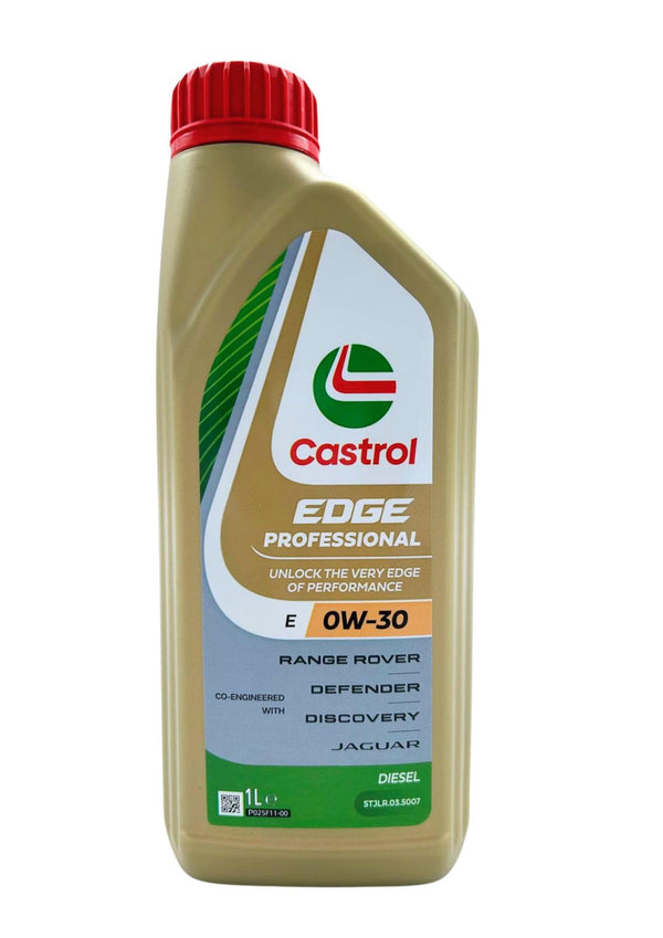 LUBRIALPHA - Olio Motore Edge Professional E 0W30 | Potenziato con TITANIUM FST | Per Benzina e Diesel | Confezione 7x1L, Con Portachiavi Cavatappi
