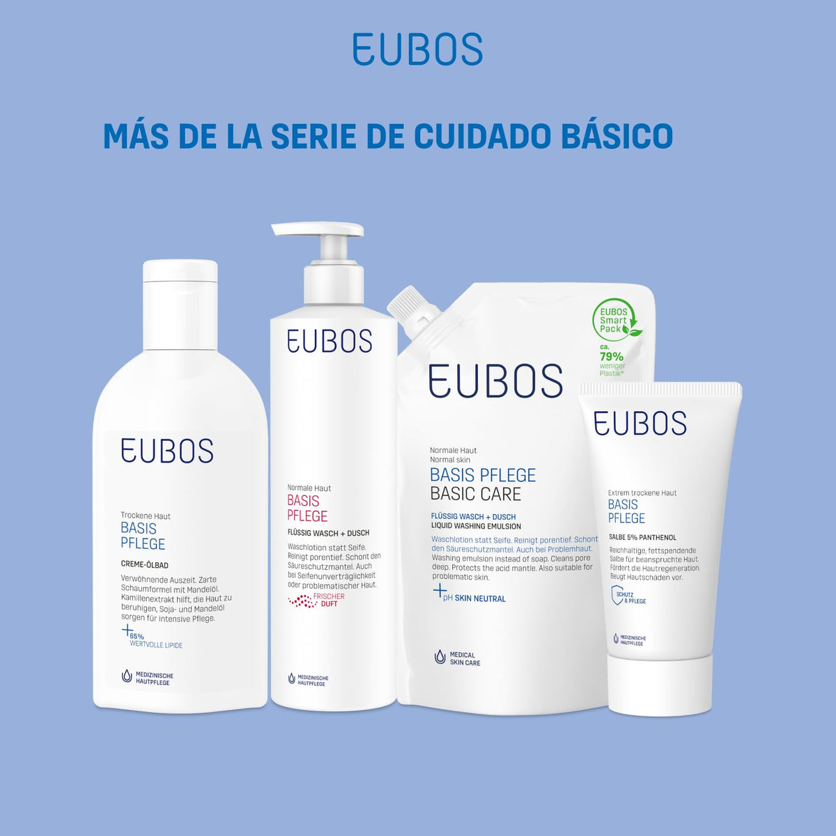 Eubos Liquid Blue Refill 400Ml