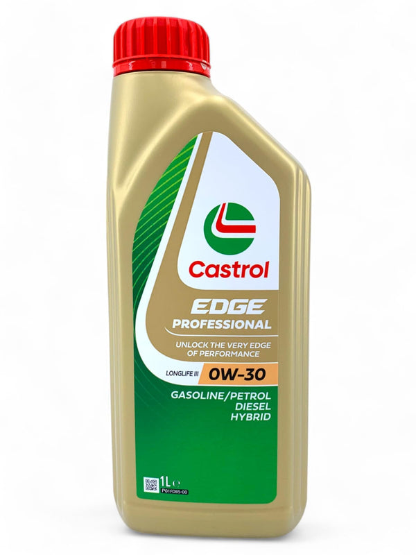 LUBRIALPHA - Castrol Edge Professional LongLife III 0W-30 | Olio motore per benzina e diesel | Micro-filtrato a zero emissioni CO2 | Con Portachiavi Cavatappi | Conf. 4x1lt