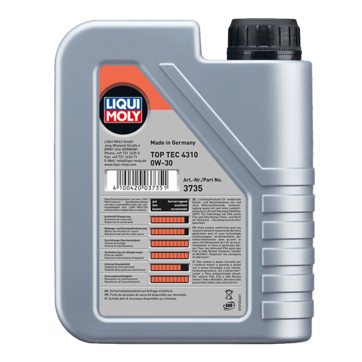 Liqui Moly TopTec 4310-0 W-30, 1 litro