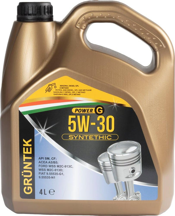 Olio Gruntek Gt Sintetico 5w30 4l Lubrificante auto