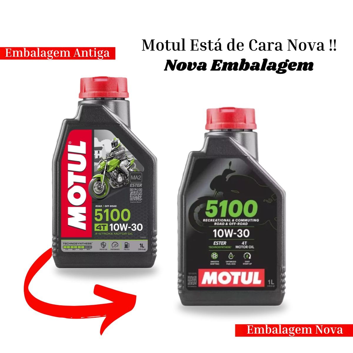 Motul - Olio 5100 10w30 4t, 1 l