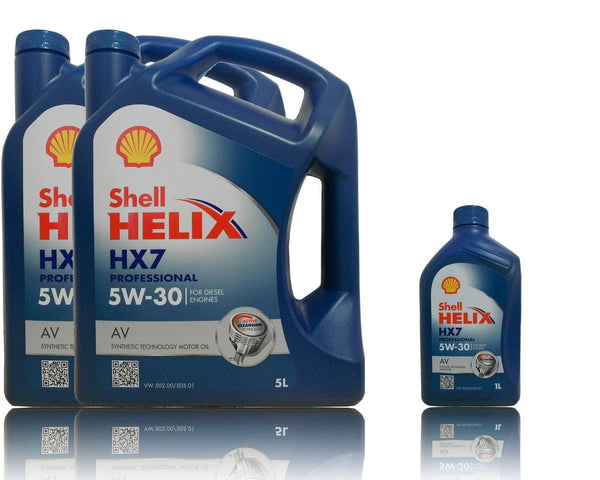 Shell Helix Professional HX7 AV 5W-30 2x5+1x1 Liter