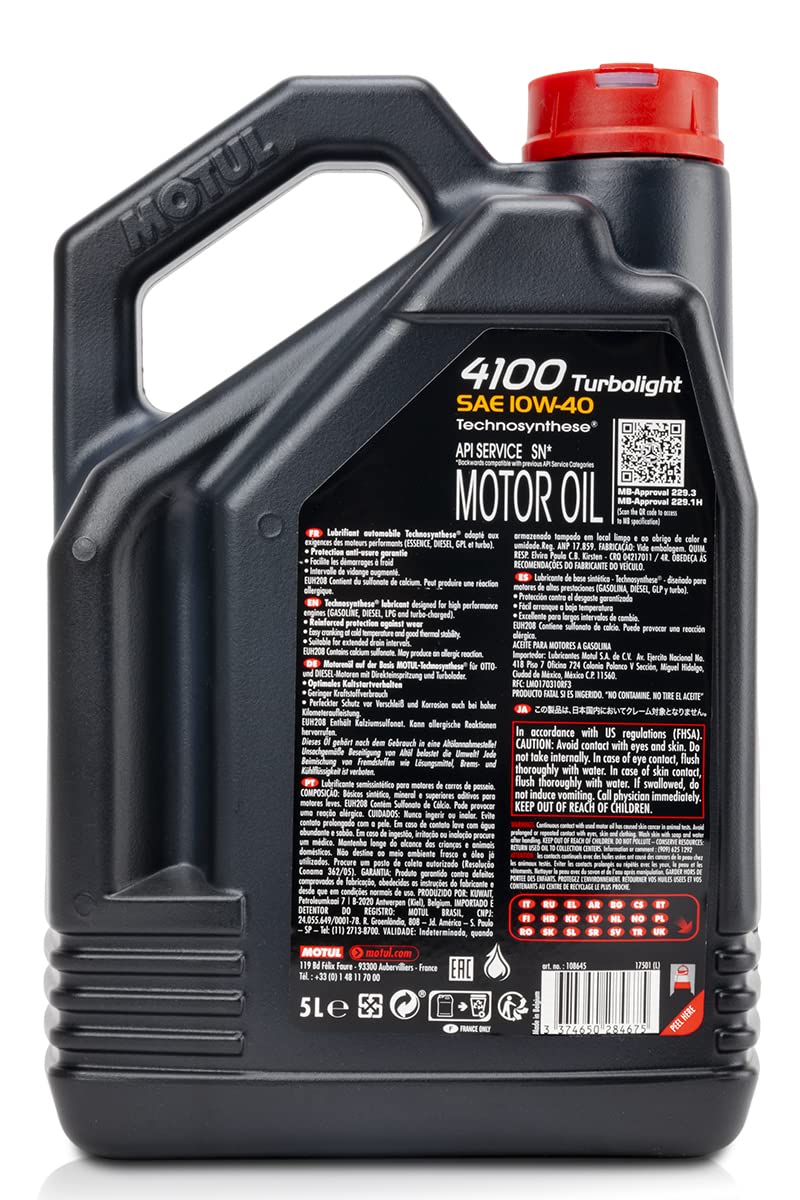 Motul 8100 X-Clean EFE 5w30 5LT