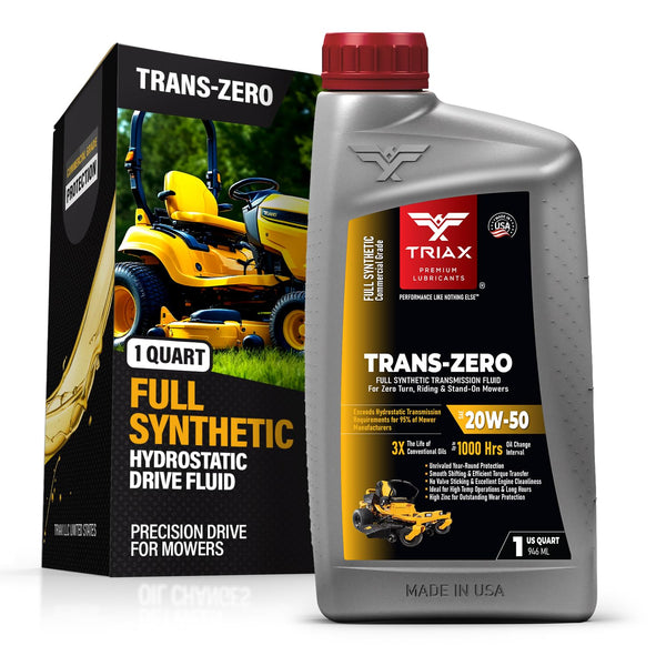 TRIAX Trans-Zero 20W-50 - Olio idrostatico per trattorino tagliaerba