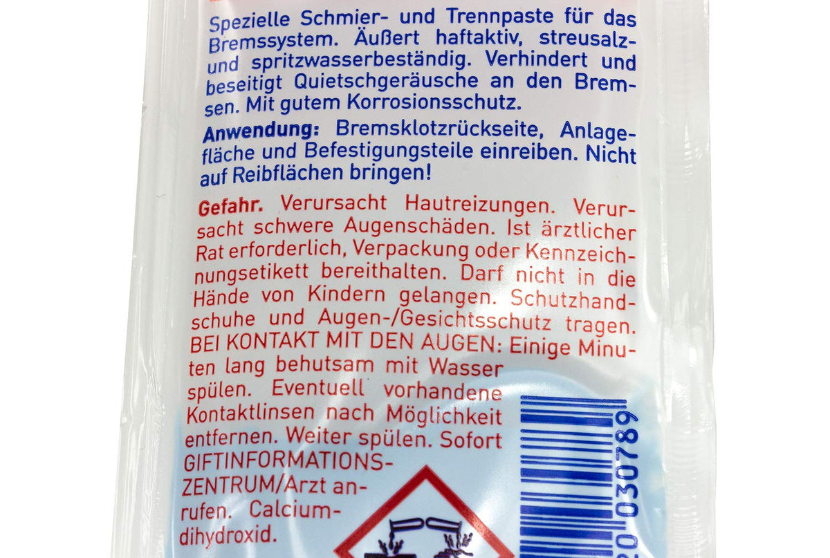 Liqui Moly Pasta anticigolio per Freni, 10 g, Impasto, sku: 3078