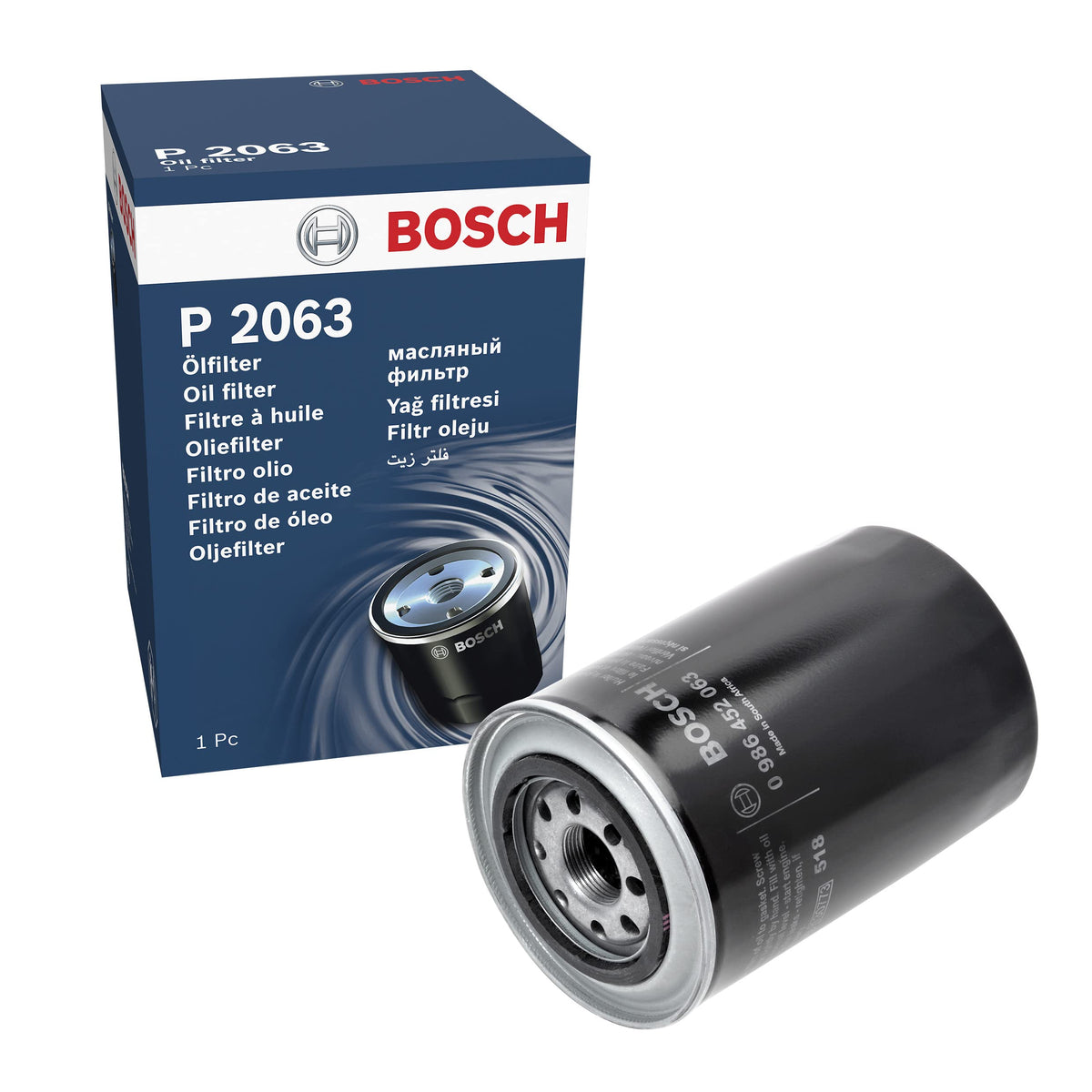 Bosch P2063 - Filtro Olio
