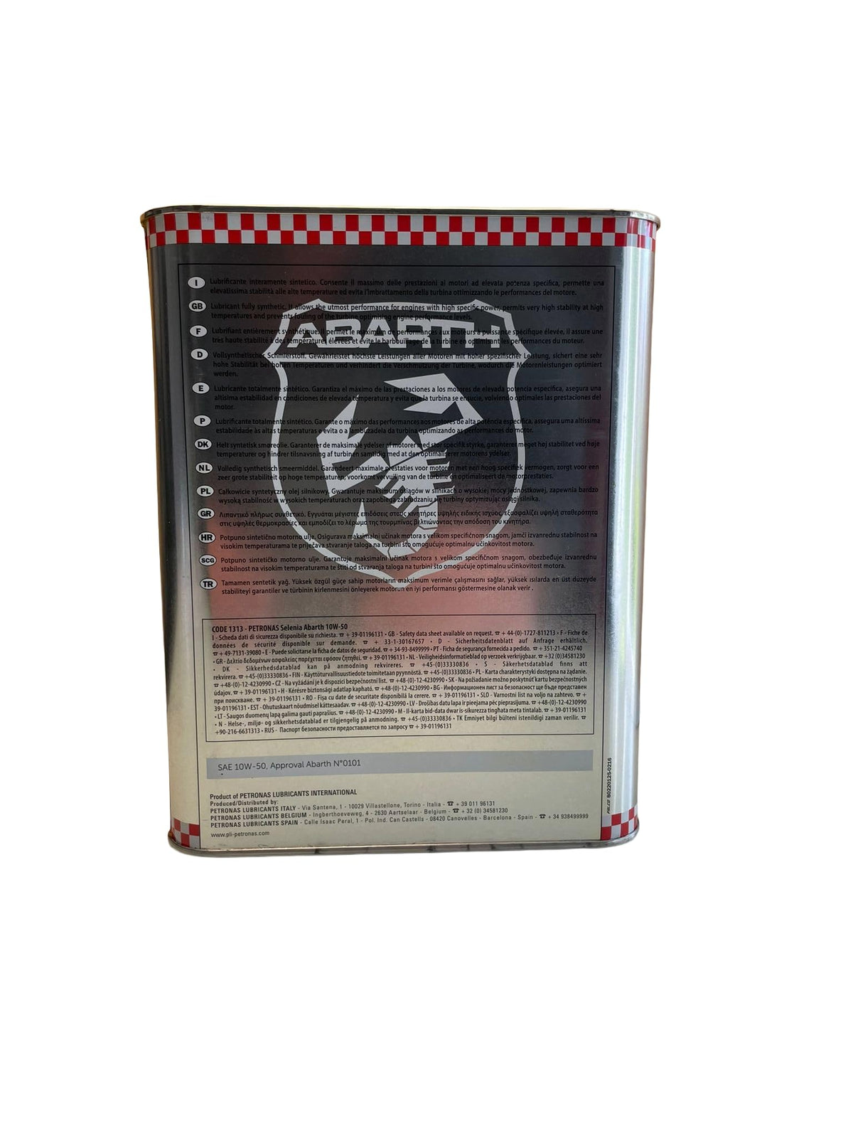 Puro olio per motore Petronas Selenia Abarth 10W-50 13133701