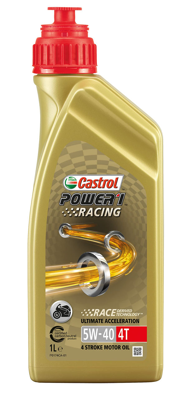 Castrol Olio Power 1 Racing 4T 5W-40 1L