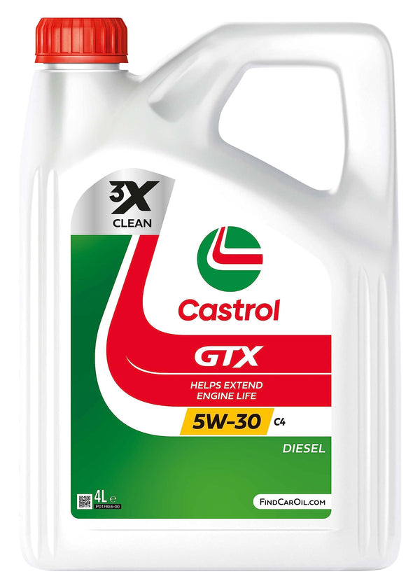 Olio sintetico lubrificante motore auto GTX 5W30 C4 4L Oil