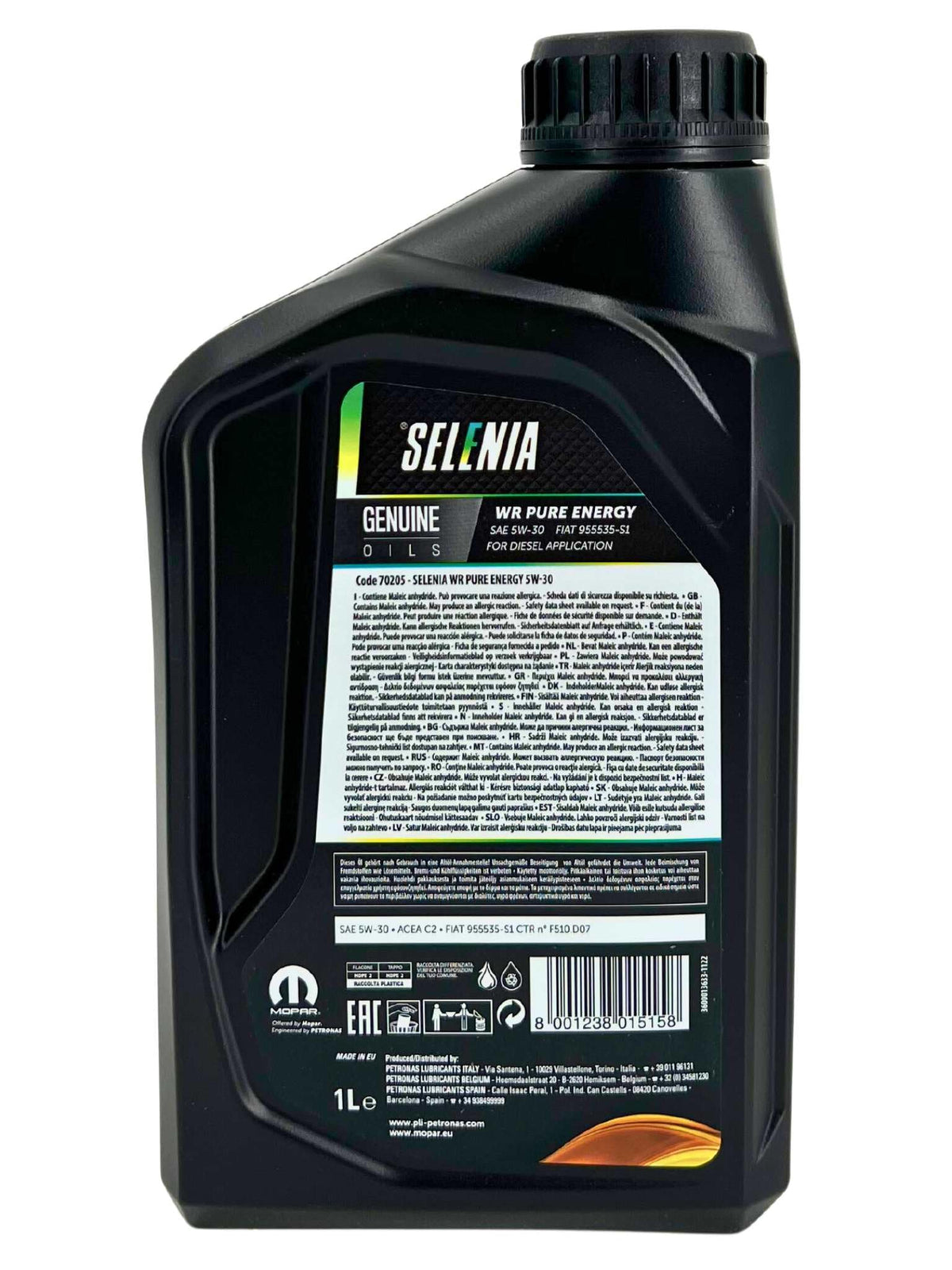 Olio motore Selenia WR 5W-30 LT. 6