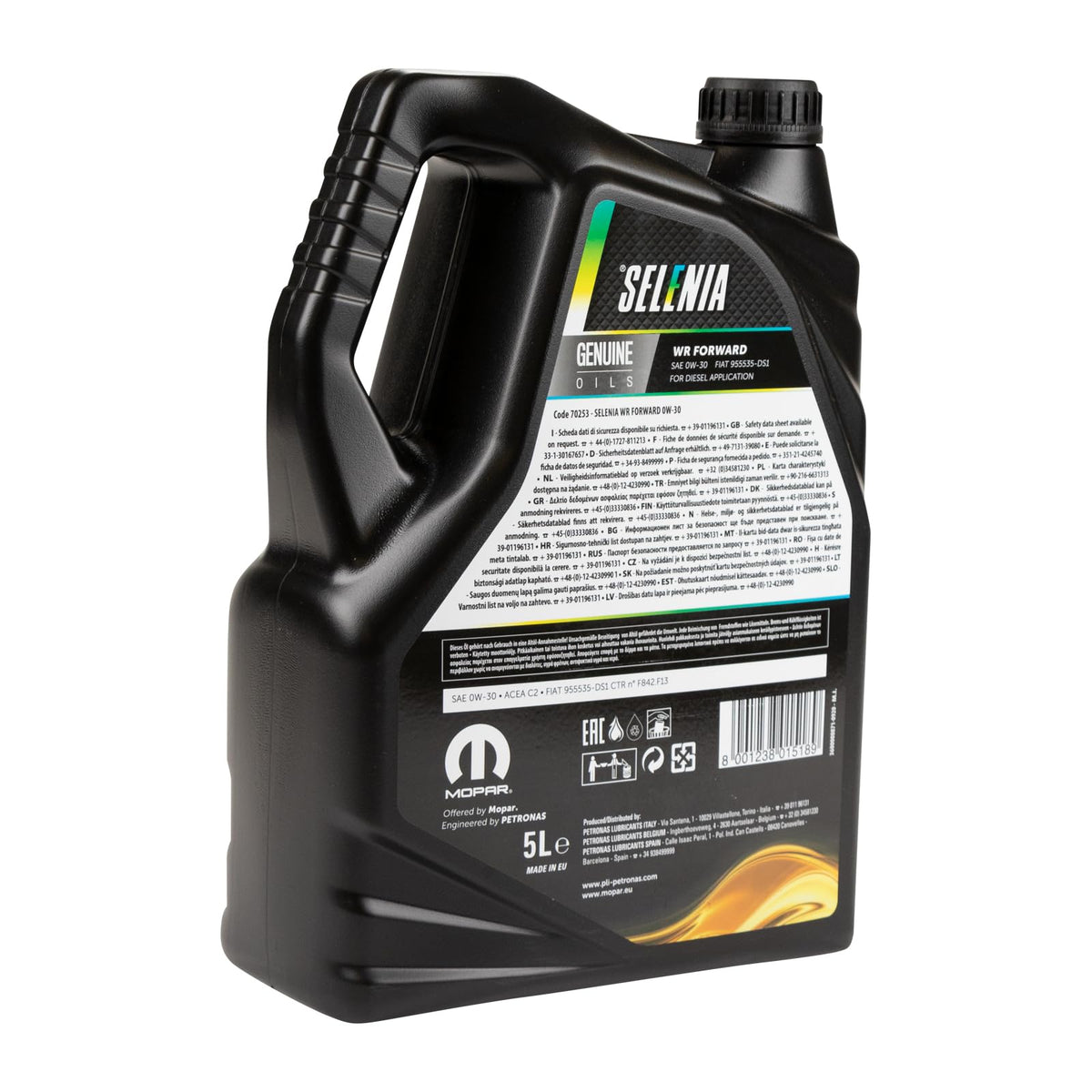 SELENIA Olio motore 0W-30 5 L Compatibilità con FIAT 500 312 Ducato Van 250, 290 Ducato Camion pianale/Telaio 250, 290, ALFA ROMEO GIULIETTA 940