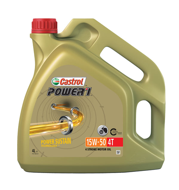 Castrol OLIO POWER 1 4T 15W-50 4LT