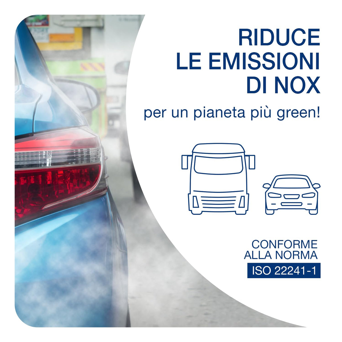 AdBlue® Additivo Motori Diesel per Riduzione Emissioni NOx a Base Urea, Conforme a ISO 22241-1, 10 L (2 x 5 L), Beccuccio Incluso