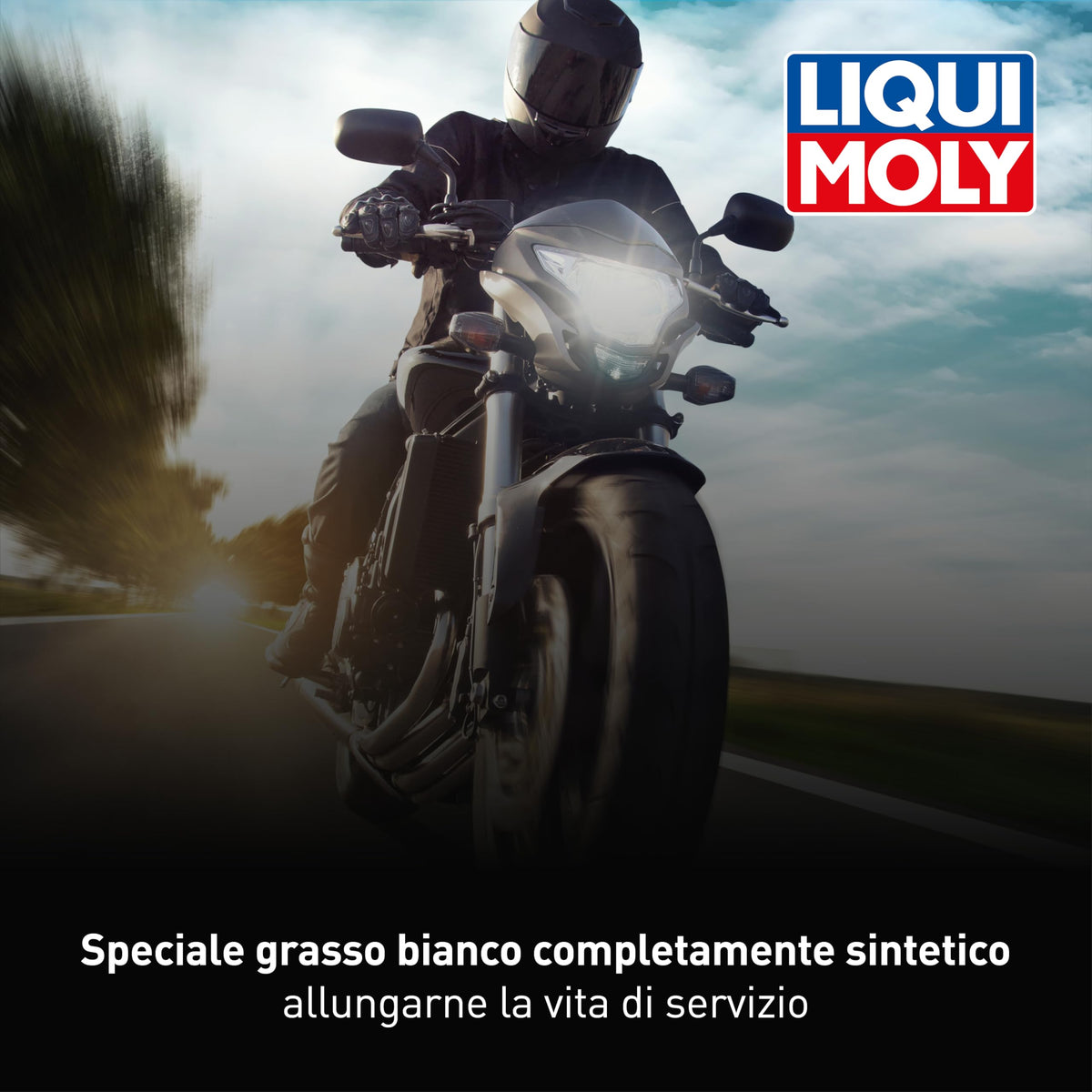 Liqui Moly Motorbike Spray per Catene Bianco, 400 ml, Motocicletta lubrificante Harried Senza Rame, sku: 5981