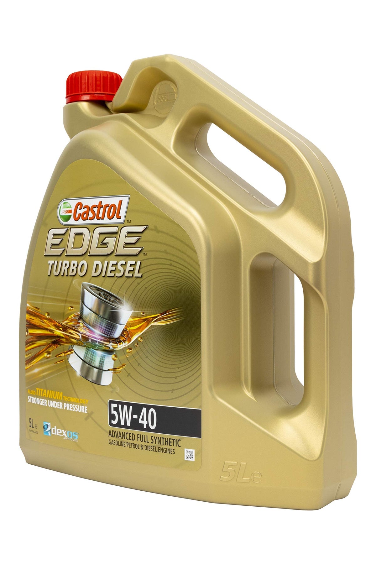 Castrol EDGE Turbo Diesel 5W-40 Olio Motore per auto, 5L