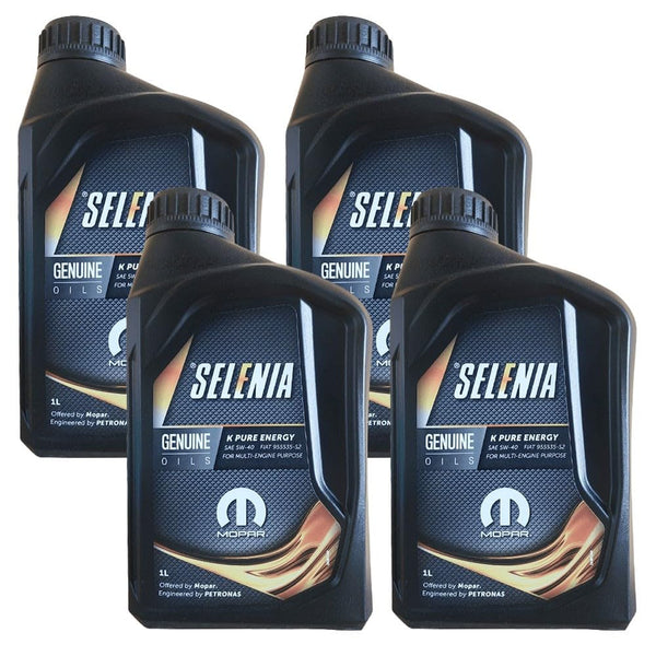 OLIO MOTORE SELENIA K PURE ENERGY SAE 5W40 ACEA C3 PER MOTORI BENZINA MULTIAIR. CONFEZIONE DA 4 LITRI