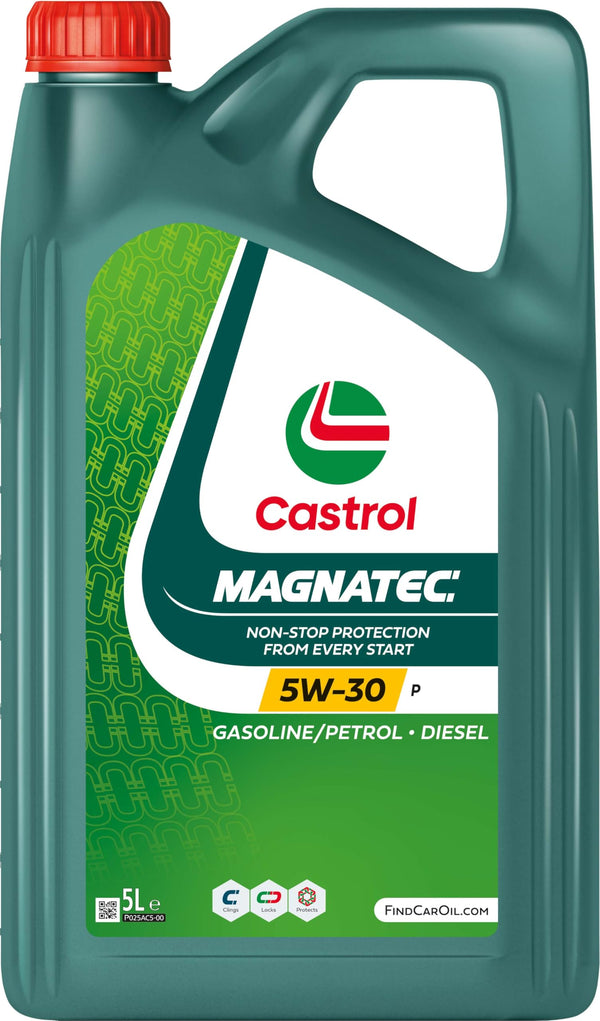 Castrol MAGNATEC 5W-30 P Olio Motore per auto Totalmente Sintetico, 5L