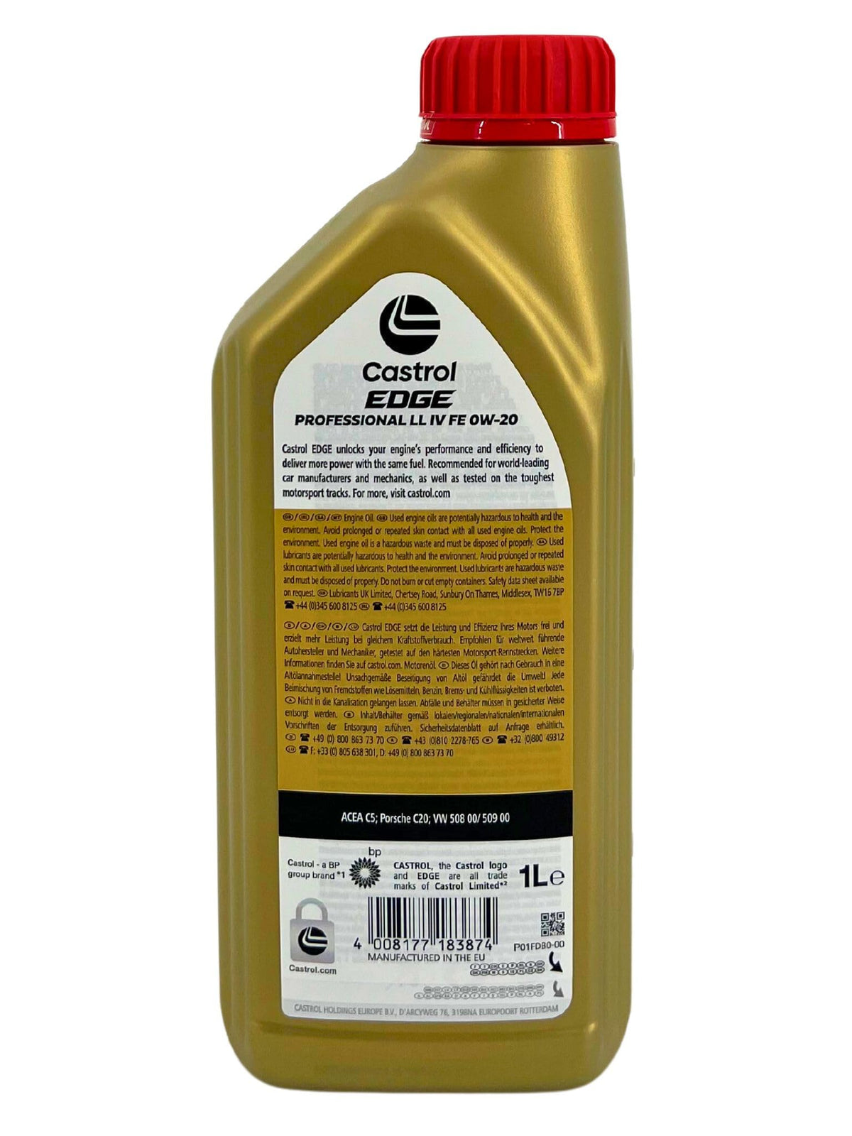Castrol EDGE Prof LL IV FE 0W-20, 1L L H 1F