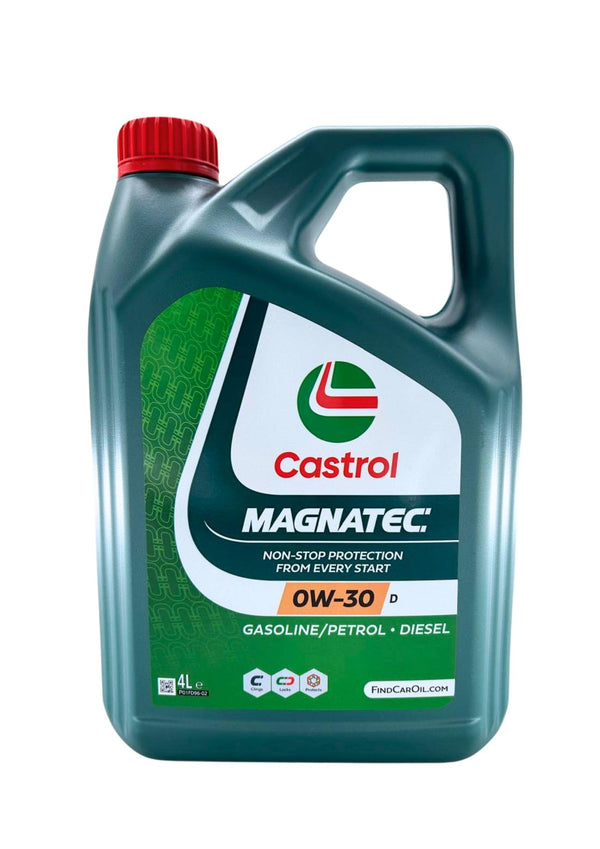 LUBRIALPHA - Olio motore Magnatec Stop-Start 0W30 D per auto diesel | Tecnologia DUALOCK | Efficienza Carburante | Ideale per guida stop-start | 4L con Portachiavi Cavatappi