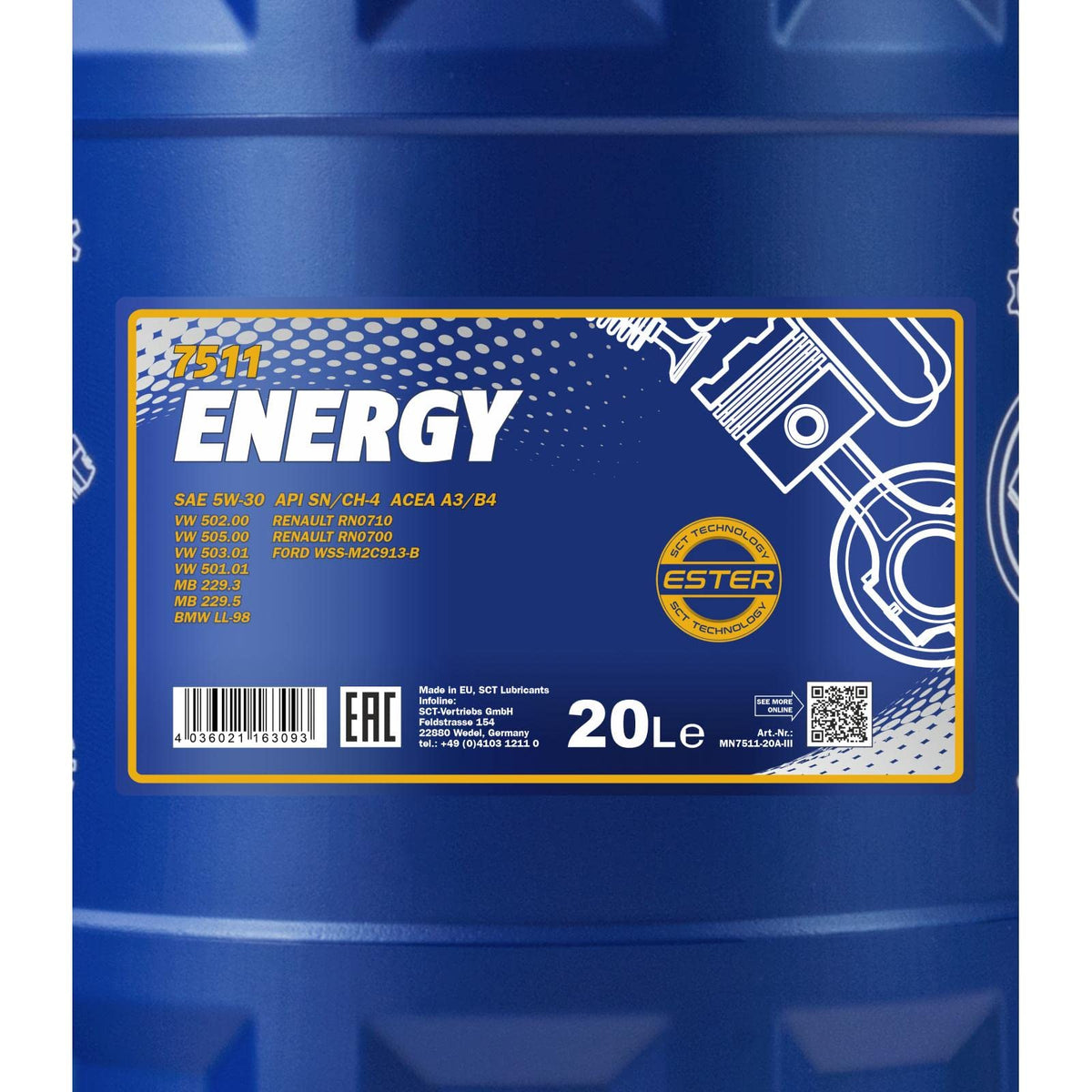 Mannol MN7511 Energy 5W-30 5L