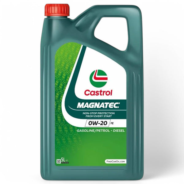LUBRIALPHA - Olio Motore 0W-20 FE | Protezione Usura 50% | Approvato PSA B71 2010 | Barriera Protettiva | Ideale per Traffico Intenso e Pendolari, Verde - 5 Litri