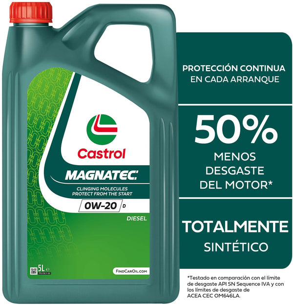 OLIO CASTROL MAGNATEC 0W-20 D 5L