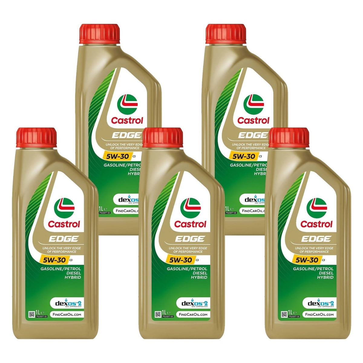ricambi auto smc Kit Tagliando Opel Astra H : 5L Olio Castrol Edge 5w30 C3 + Filtro Aria 52x233x292mm, Filtro Olio 94x72mm, Filtro Carburante 92x70mm, Filtro Abitacolo 292x198x30mm