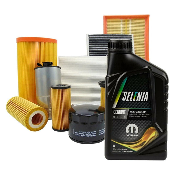 KIT TAGLIANDO 4 FILTRI + 4LT OLIO ORIGINALE 5W30 PER 500 1.3 MULTIJET MERIVA CORSA D 1.3 CDTI